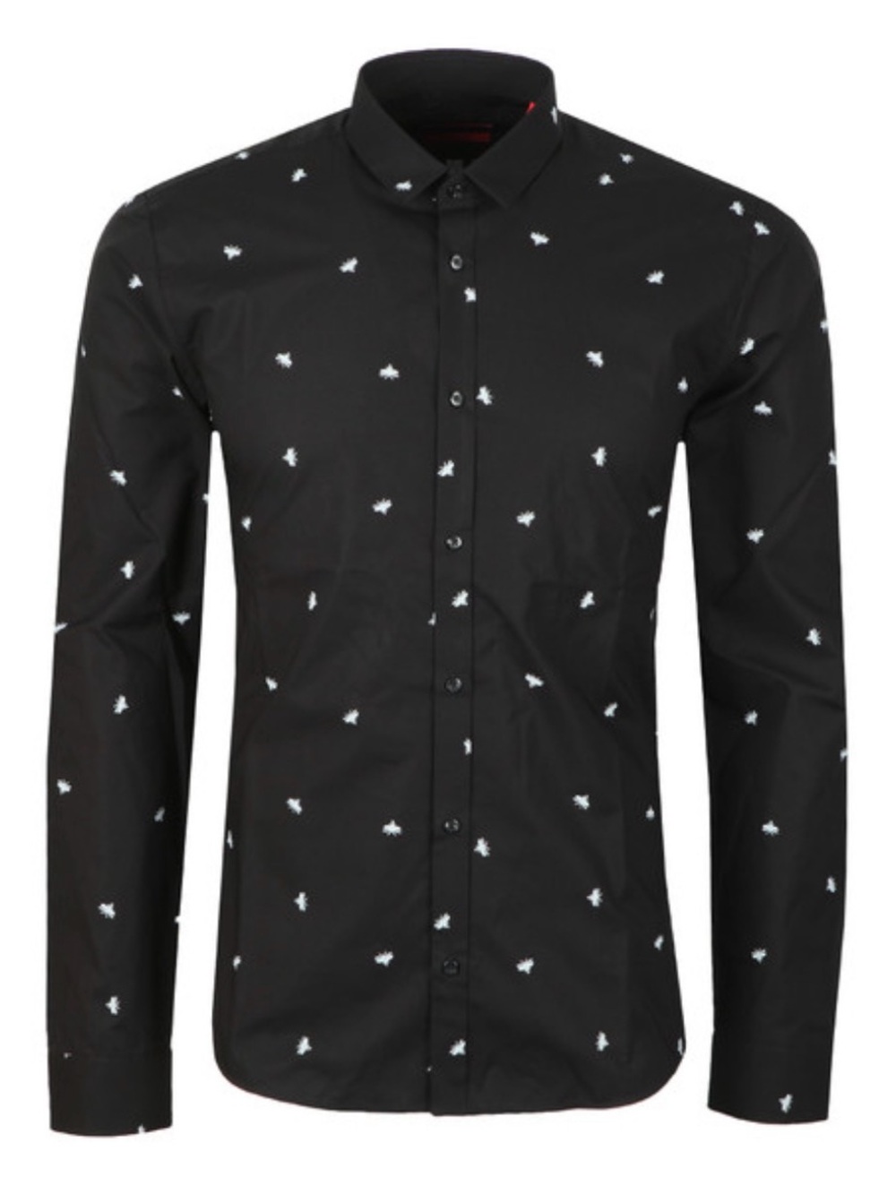 Hugo boss “bee” embroidery Black Button-Up Men's Shirt - sz med
